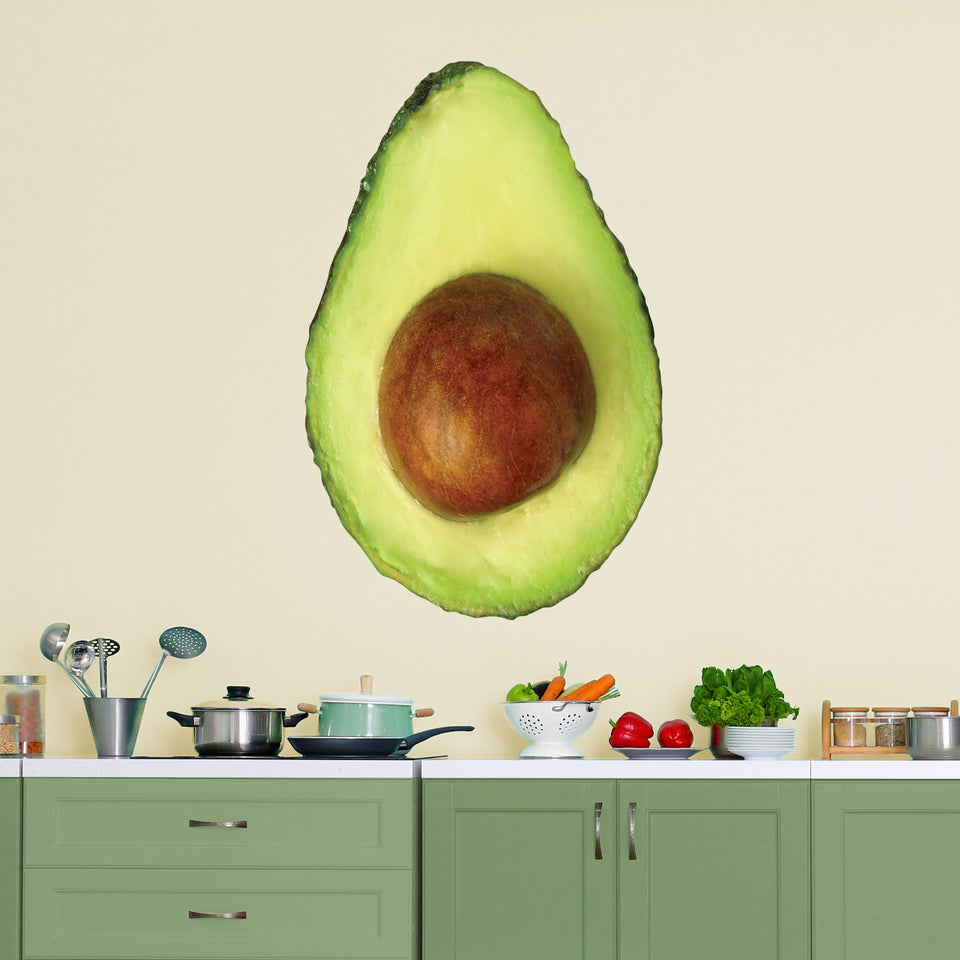 X-Large Avocado + 2 Decals (22"W x 35"H)