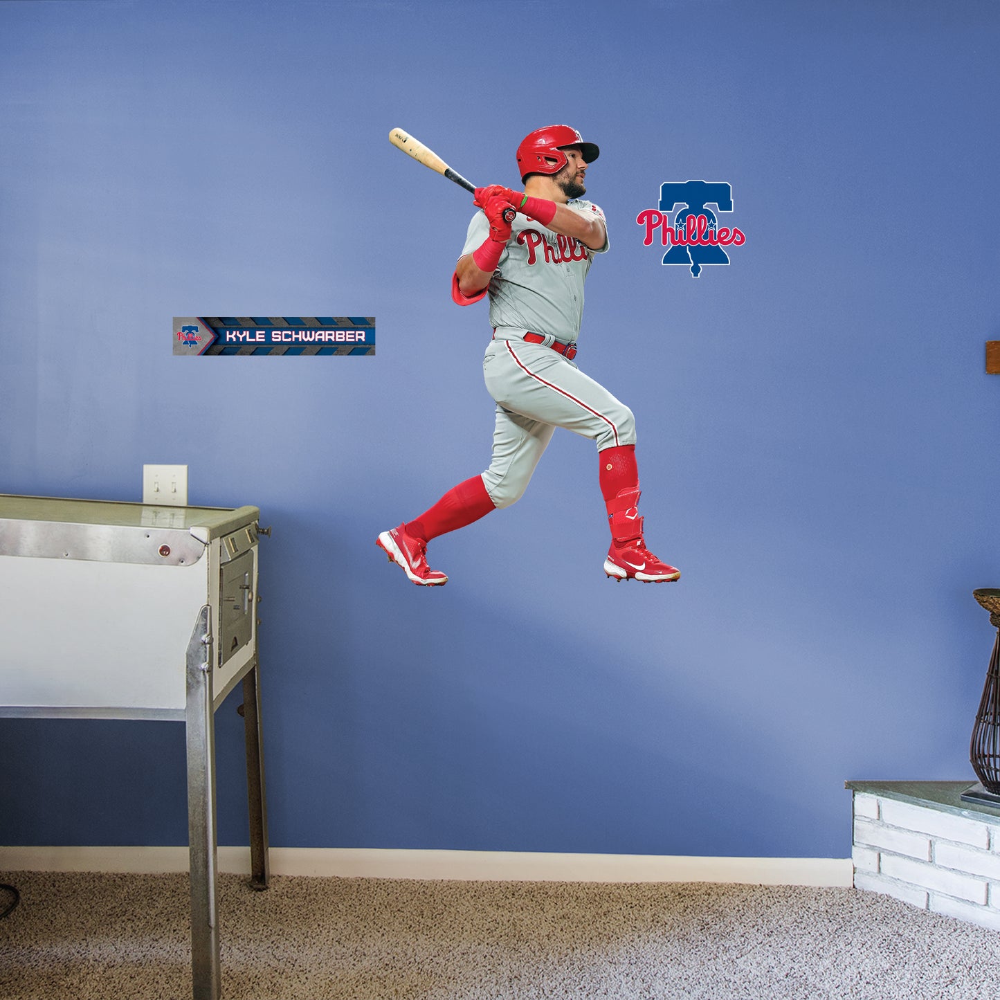 Philadelphia Phillies: Kyle Schwarber - Officially Licensed MLB Removable Adhesive Decal