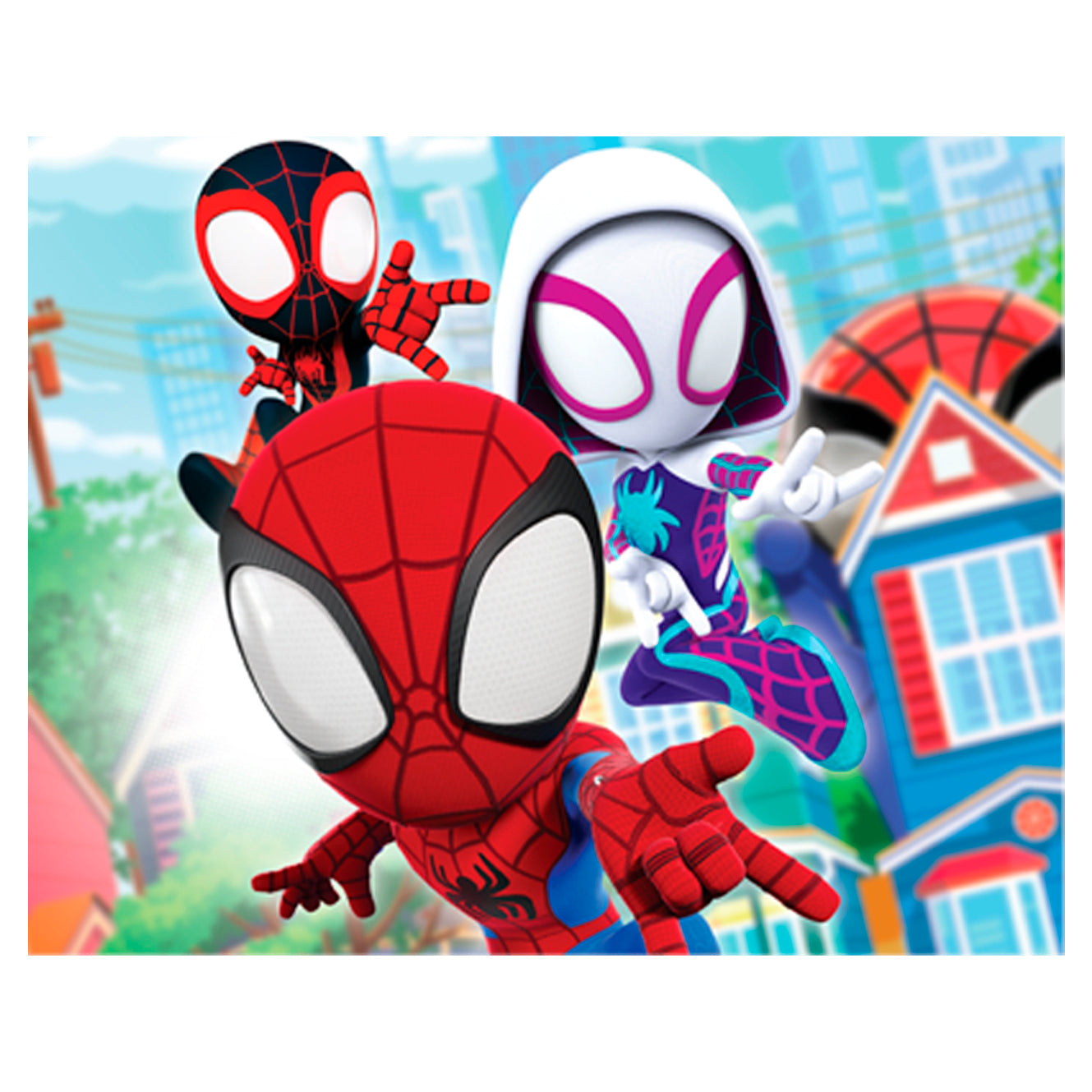 Spidey and His Amazing Friends: Sling Mural - Officially Licensed Marv ...