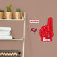Tampa Bay Buccaneers: Foam Finger - Officially Licensed NFL Removable Adhesive Decal
