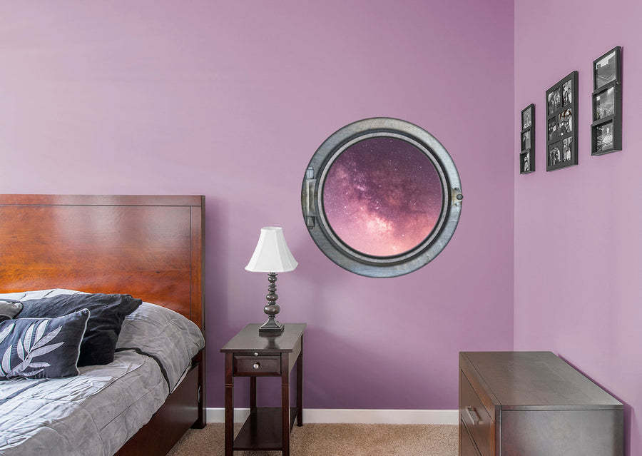 Home Decor:  Instant Window Space       -   Removable Wall   Adhesive Decal