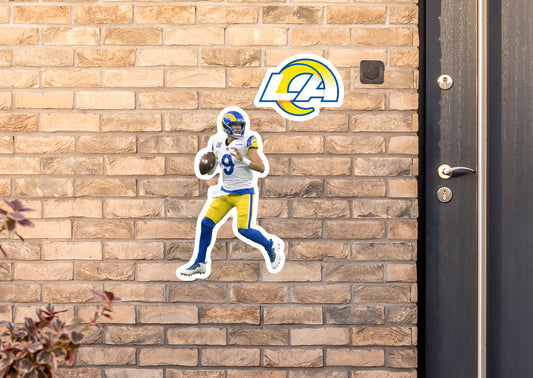 Los Angeles Rams: Matthew Stafford   Player        - Officially Licensed NFL    Outdoor Graphic
