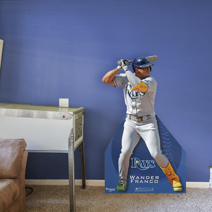 Tampa Bay Rays: Wander Franco 2022  Life-Size   Foam Core Cutout  - Officially Licensed MLB    Stand Out