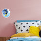 Nursery:  Blue Fish Icon        -   Removable Wall   Adhesive Decal