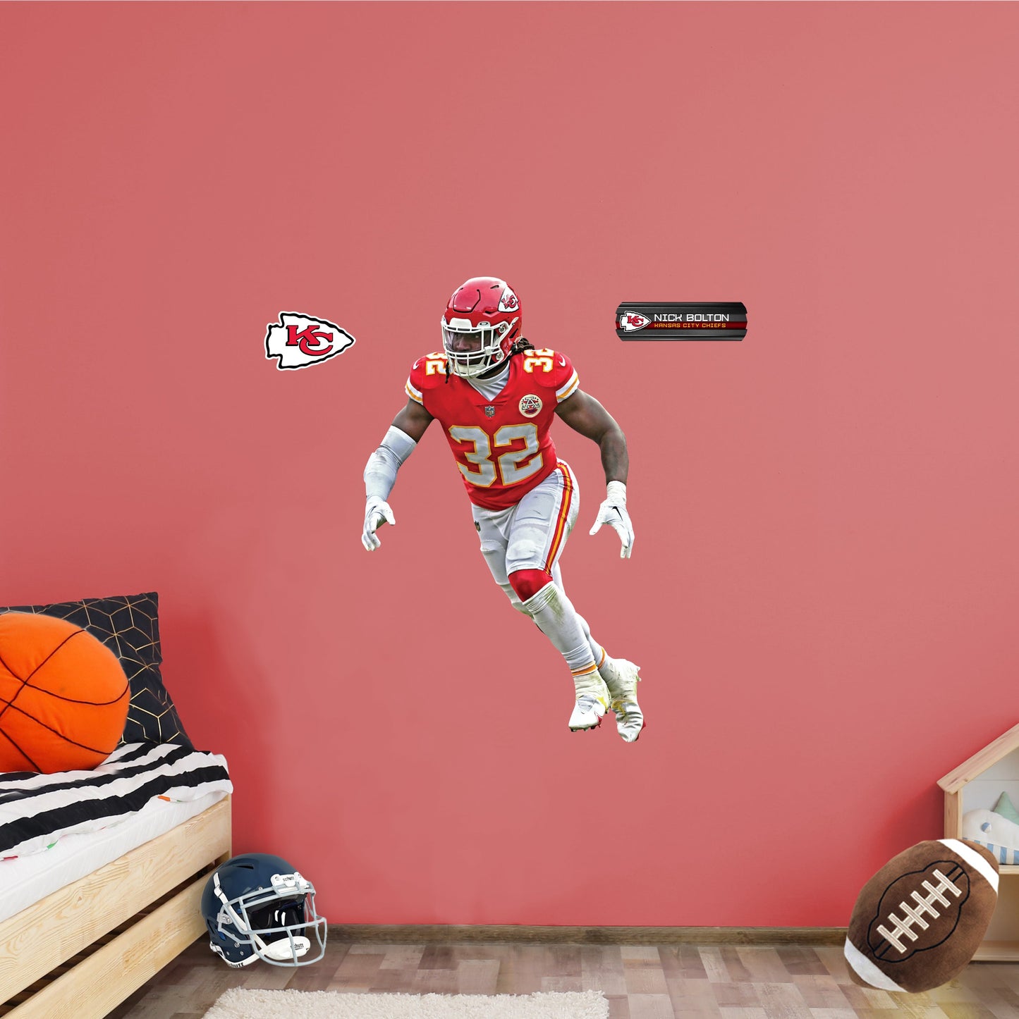 Kansas City Chiefs: Nick Bolton - Officially Licensed NFL Removable Adhesive Decal