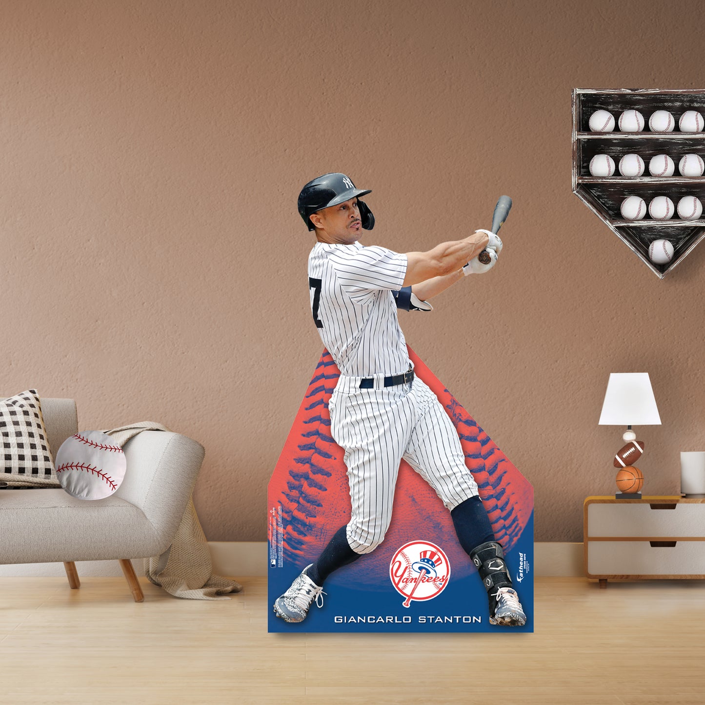 New York Yankees: Giancarlo Stanton 2022  Life-Size   Foam Core Cutout  - Officially Licensed MLB    Stand Out