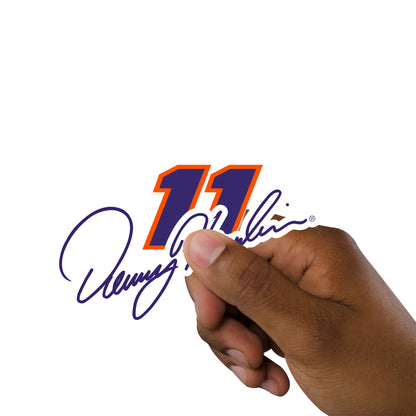 Sheet of 5 -Denny Hamlin 2021 #11 Logo MINIS        - Officially Licensed NASCAR Removable    Adhesive Decal
