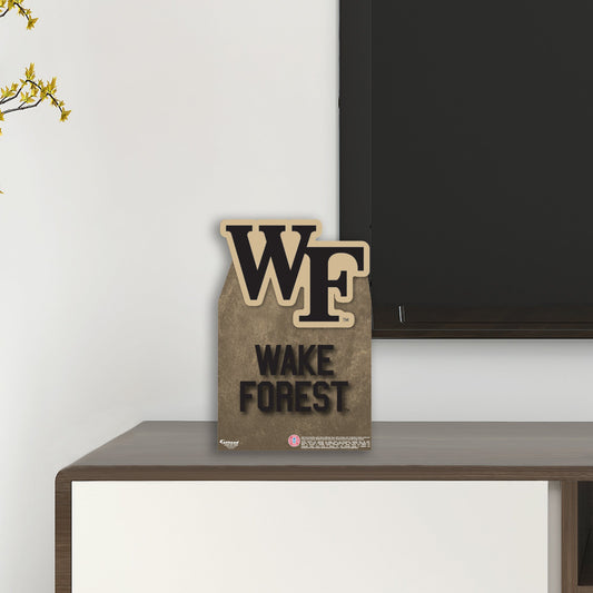 Wake Forest Demon Decons: Mini Cardstock Cutout - Officially Licensed NCAA Stand Out