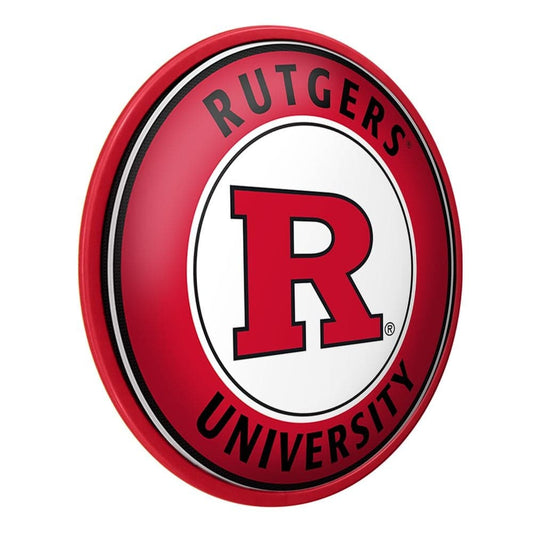 Rutgers Scarlet Knights: Modern Disc Wall Sign - The Fan-Brand