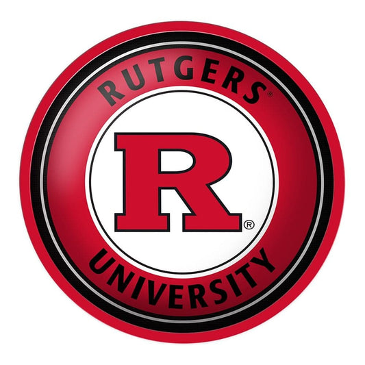 Rutgers Scarlet Knights: Modern Disc Wall Sign - The Fan-Brand