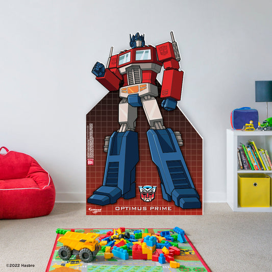Transformers Classic: Optimus Prime Life-Size Foam Core Cutout - Officially Licensed Hasbro Stand Out