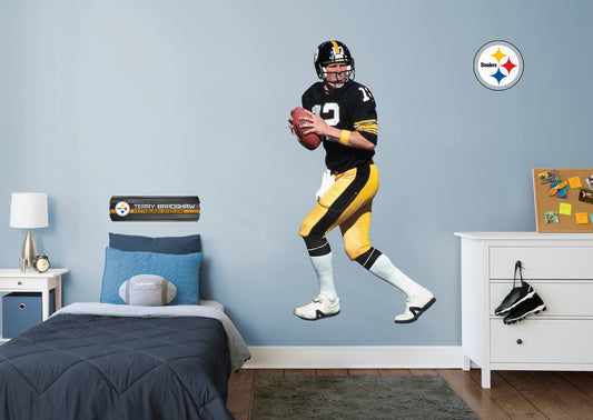 Pittsburgh Steelers: Terry Bradshaw 2021 Legend        - Officially Licensed NFL Removable Wall   Adhesive Decal