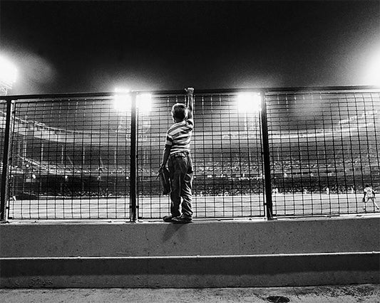 Young Boy at Tiger Stadium - Officially Licensed Detroit News Coaster