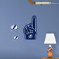 Tampa Bay Lightning:    Foam Finger        - Officially Licensed NHL Removable     Adhesive Decal