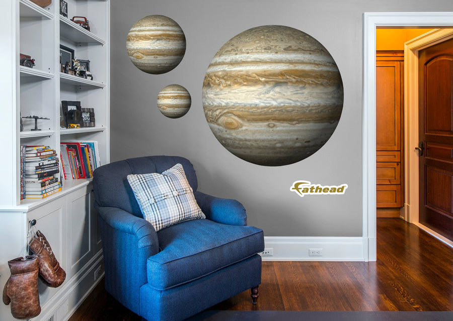Planets: Jupiter RealBig - Removable Adhesive Decal