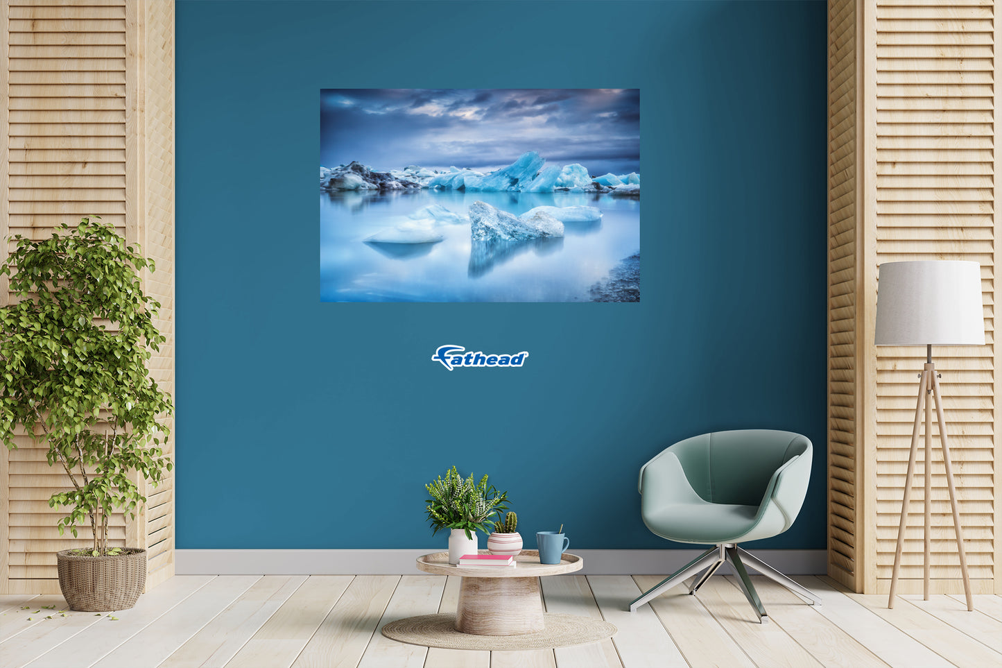 Generic Scenery: North Pole Poster        -   Removable     Adhesive Decal