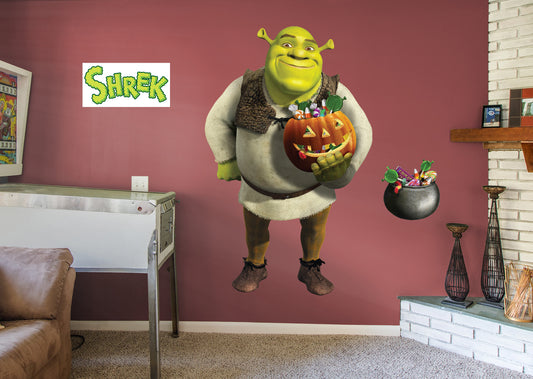 Shrek: Shrek Scared Shrekless RealBig        - Officially Licensed NBC Universal Removable     Adhesive Decal