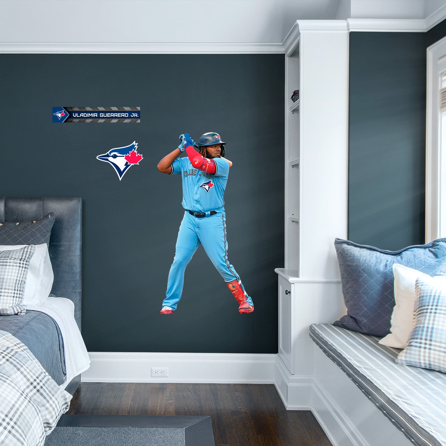 Tampa Bay Rays: Wander Franco 2021 - MLB Removable Adhesive Wall Decal Giant Athlete +2 Wall Decals 26W x 51H