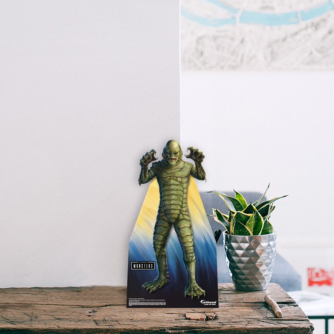 Universal Monsters: Creature from Black Lagoon Mini Cardstock Cutout - Officially Licensed NBC Universal Stand Out
