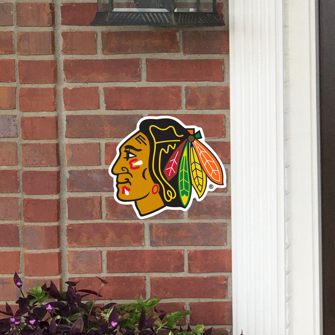 Chicago Blackhawks:  2022 Outdoor Logo        - Officially Licensed NHL    Outdoor Graphic