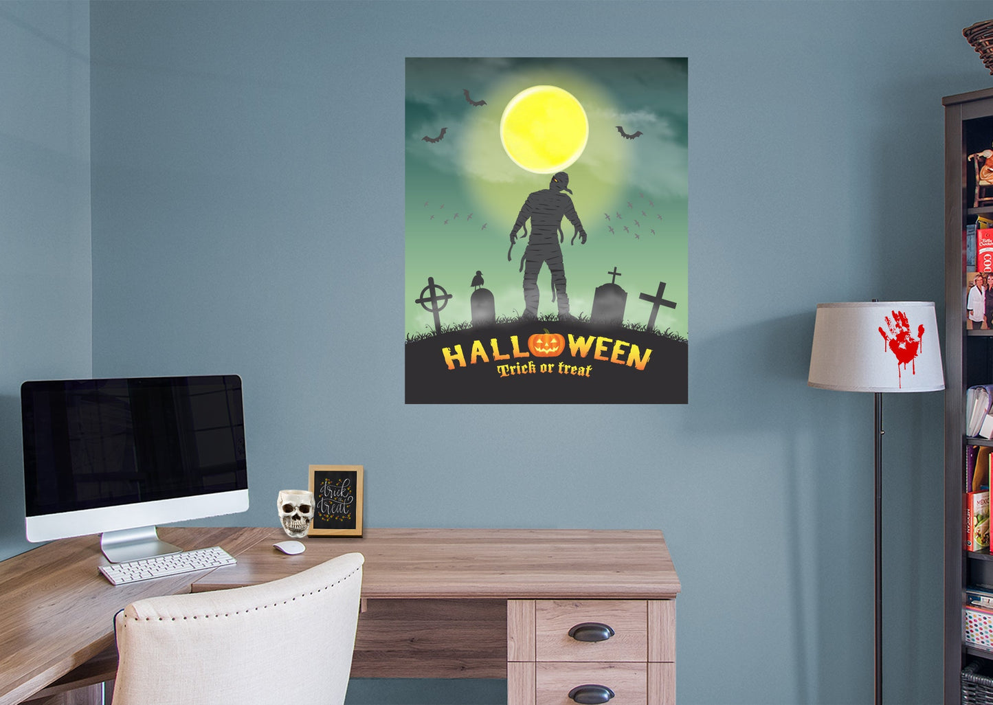 Halloween: Mummy Mural        -   Removable Wall   Adhesive Decal