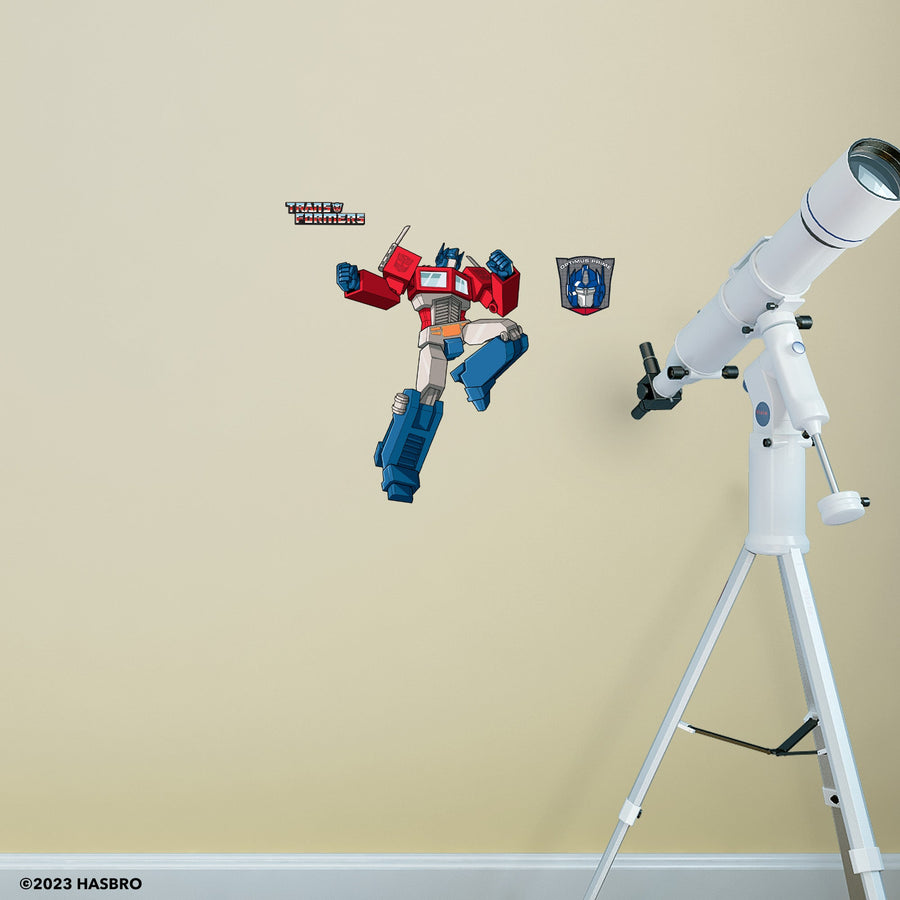 Optimus Prime - Transformers Classic - RealBig Collection - Official Hasbro - Reusable Vinyl Wall Decals