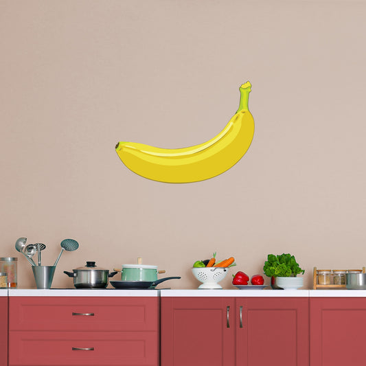 Giant Banana + 2 Decals (50"W x 36"H)