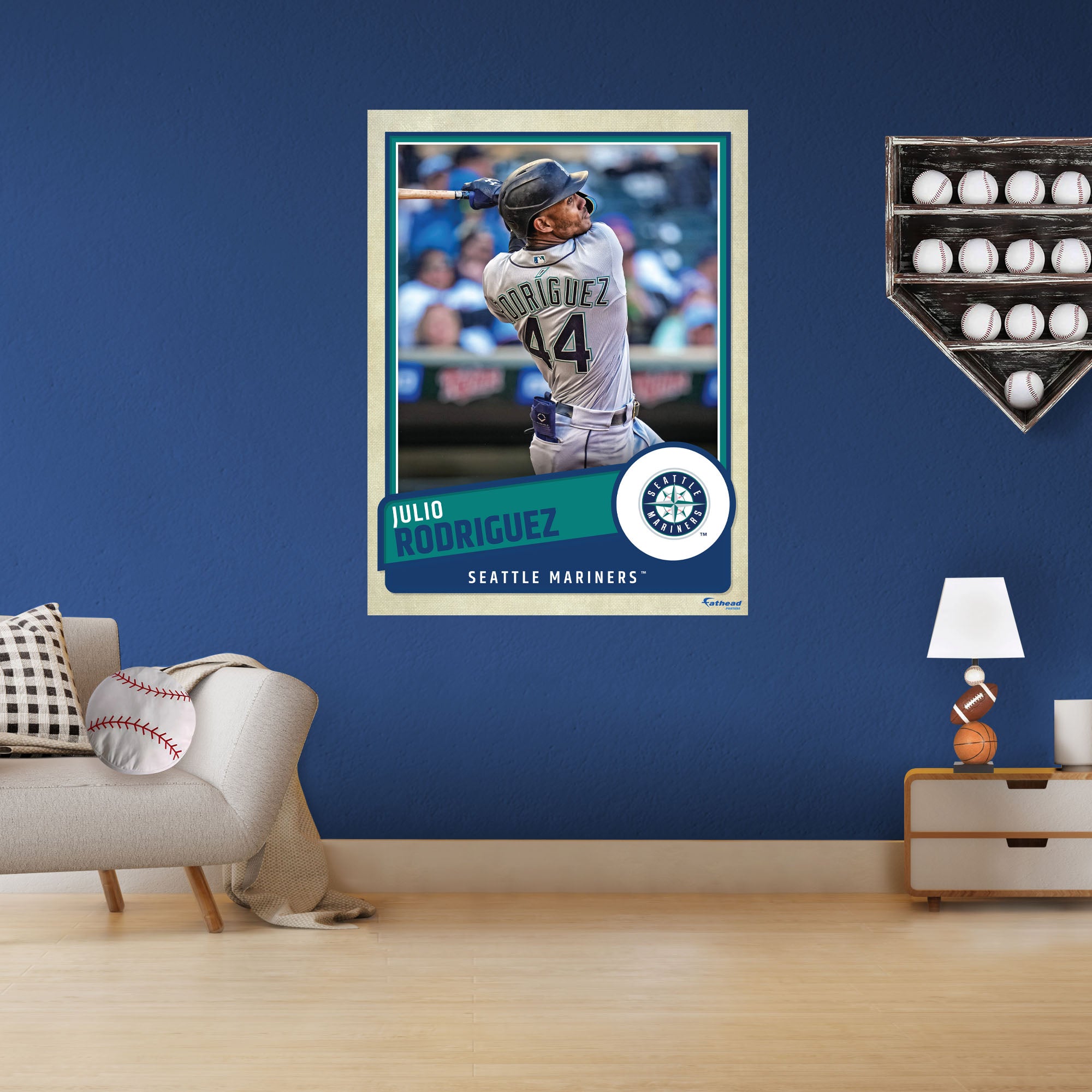  Julio Rodriguez Sports Posters Baseball Canvas Poster