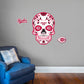 Cincinnati Reds: Skull - Officially Licensed MLB Removable Adhesive Decal