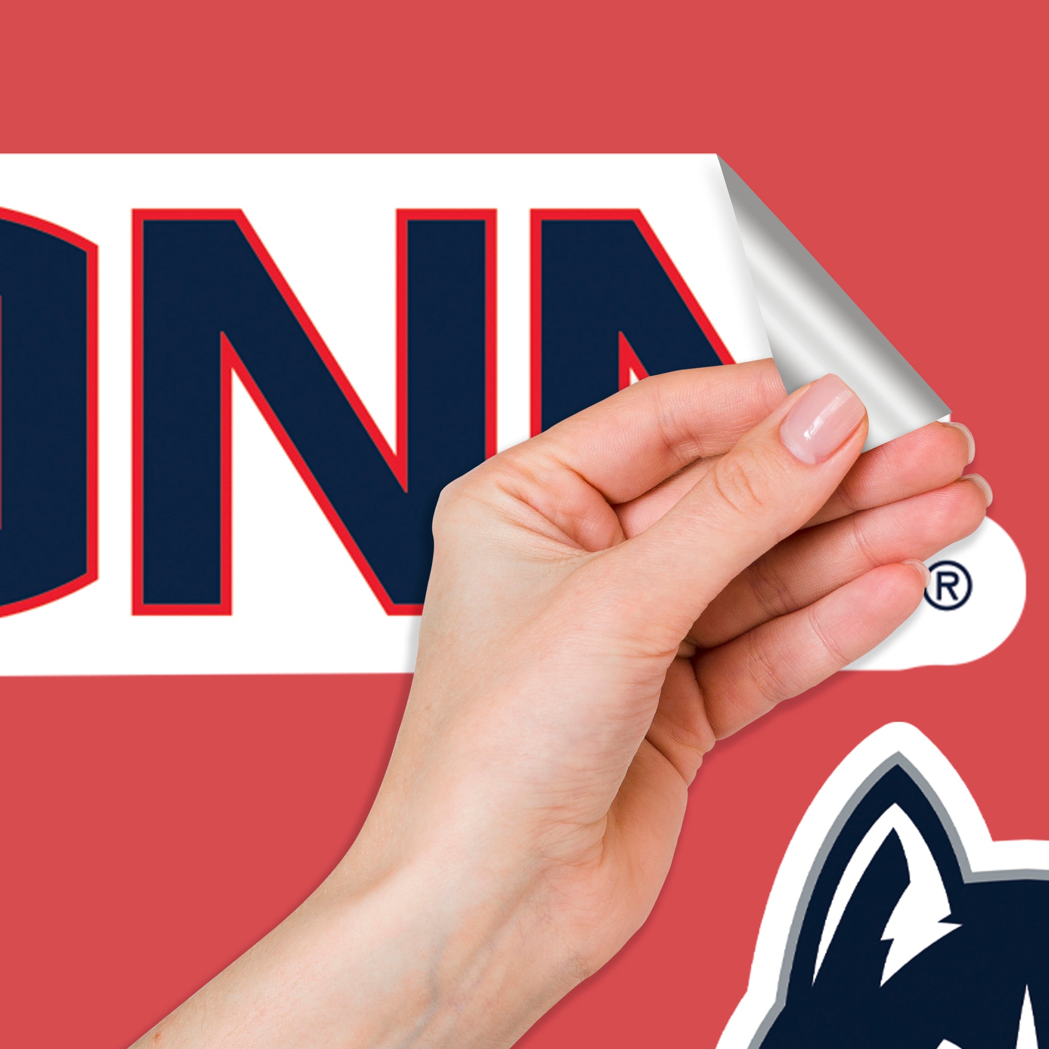 UConn Huskies Foam Finger Officially Licensed NCAA Removable Adhesi