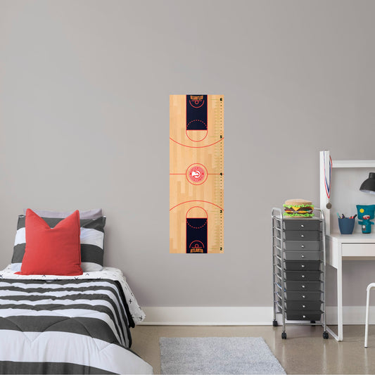 Atlanta Hawks: Growth Chart - Officially Licensed NBA Removable Wall Decal