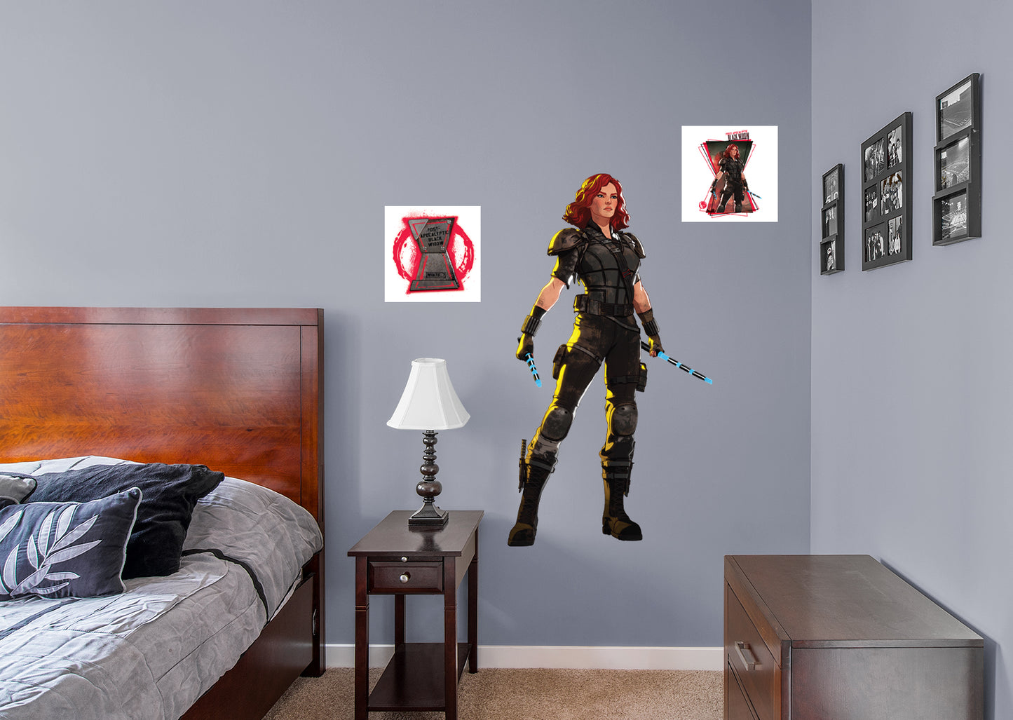 What If...: Post-Apocalyptic Black Widow RealBig        - Officially Licensed Marvel Removable Wall   Adhesive Decal