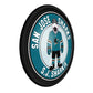 San Jose Sharks: S.J. Sharkie - Round Slimline Lighted Wall Sign - The Fan-Brand
