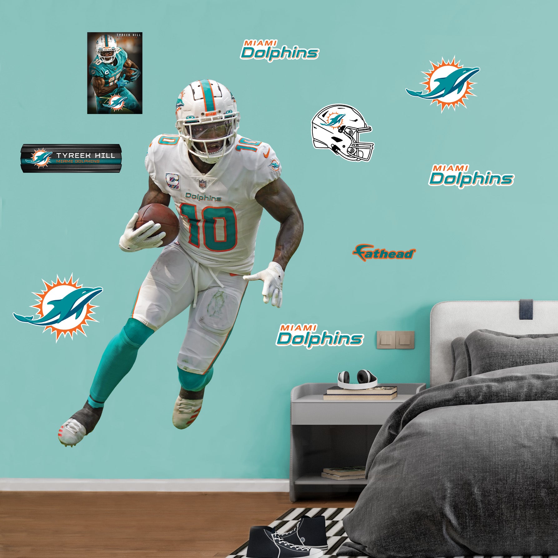 Tyreek Hill Miami Dolphins Jersey Impact Frame