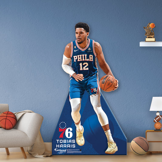 Philadelphia 76ers: Tobias Harris 2022  Life-Size   Foam Core Cutout  - Officially Licensed NBA    Stand Out