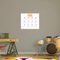 2024 Calendar:  Gradients Dry Erase        -   Removable     Adhesive Decal