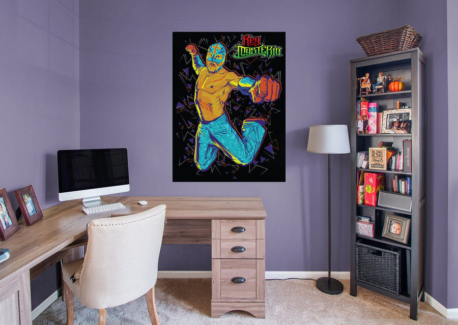 Rey Mysterio - Peel & Stick Poster - Official WWE - Reusable Vinyl Wall Decal #2
