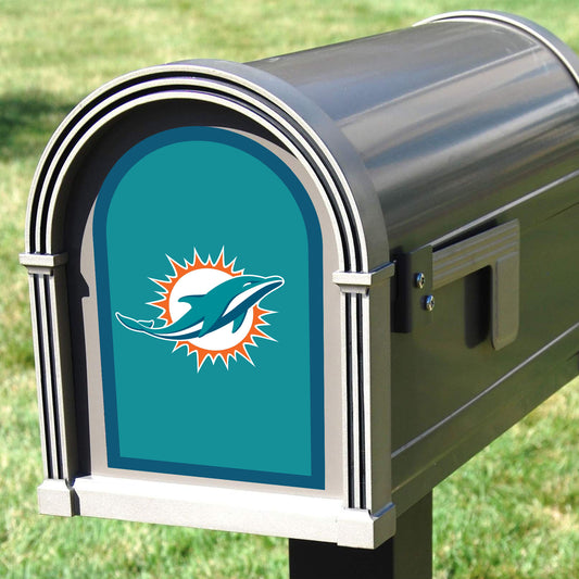 Miami Dolphins:  Mailbox Logo        - Officially Licensed NFL    Outdoor Graphic