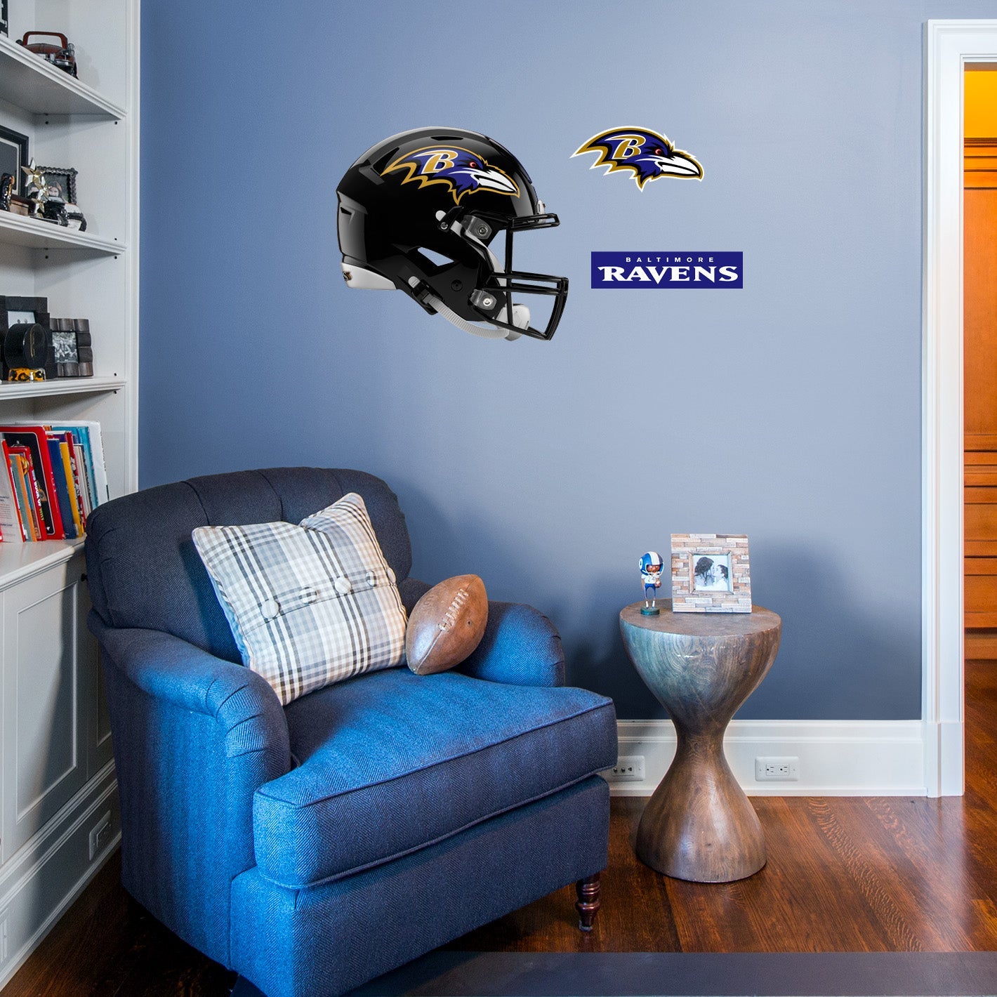 Baltimore Ravens: Helmet - Officially Licensed NFL Removable Adhesive Decal