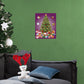 Christmas:  Gifts Calendar Dry Erase        -   Removable     Adhesive Decal