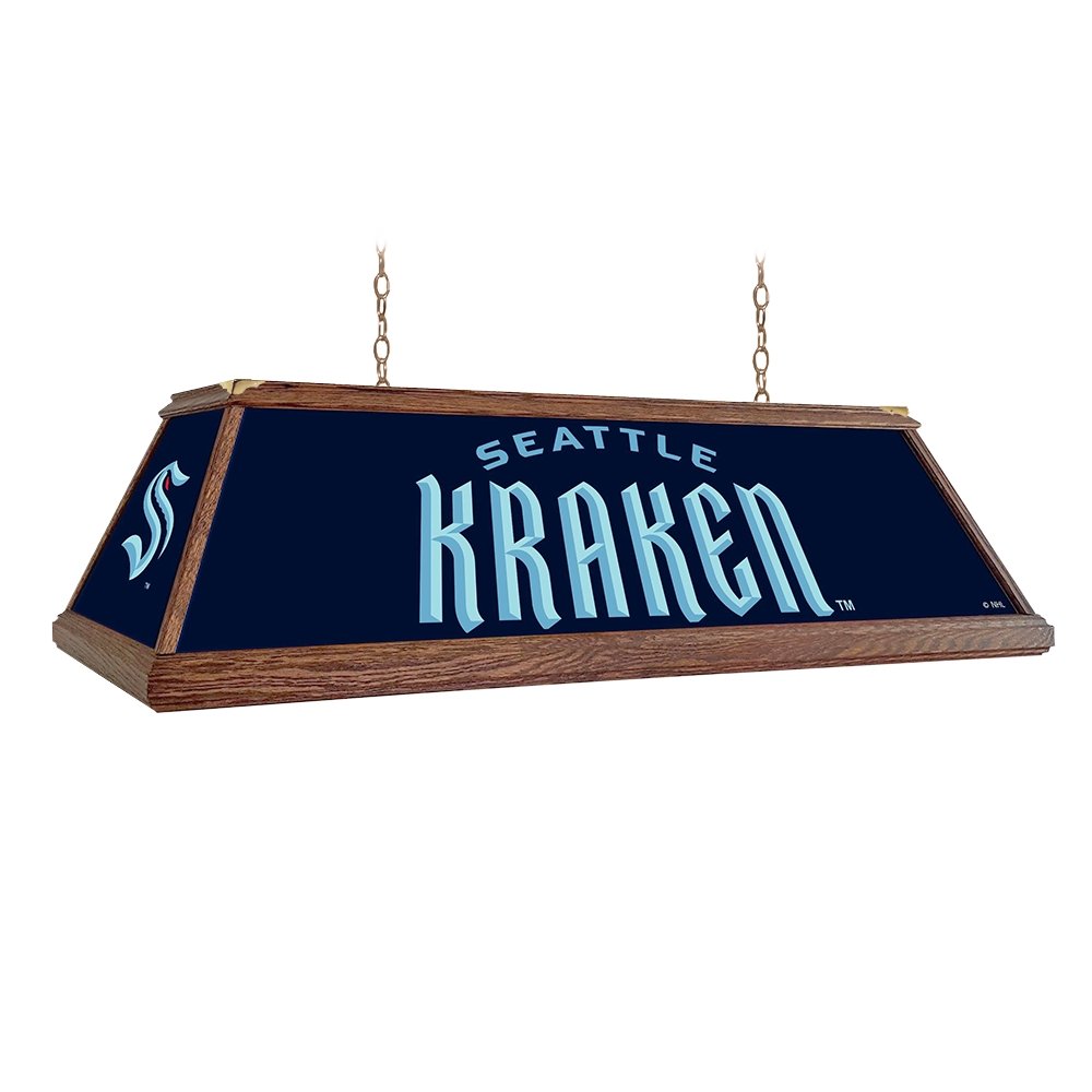Seattle Kraken: Premium Wood Pool Table Light - The Fan-Brand