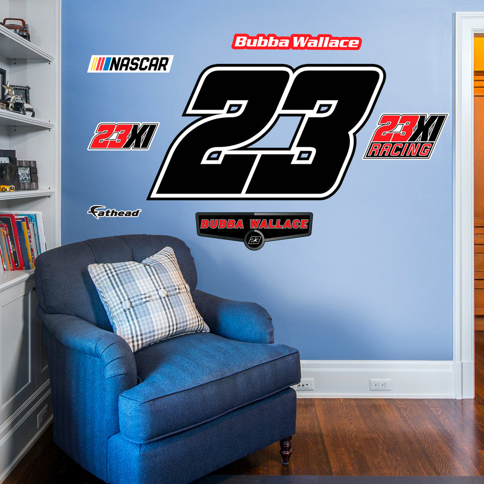 Giant Logo + 6 Decals (29"W x 51"H)