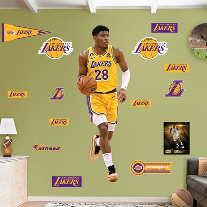 Los Angeles Lakers: Rui Hachimura         - Officially Licensed NBA Removable     Adhesive Decal