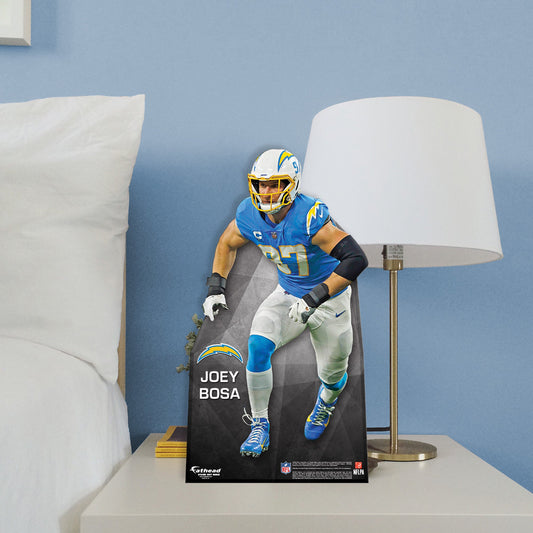 Los Angeles Chargers: Joey Bosa Mini Cardstock Cutout - Officially Licensed NFL Stand Out
