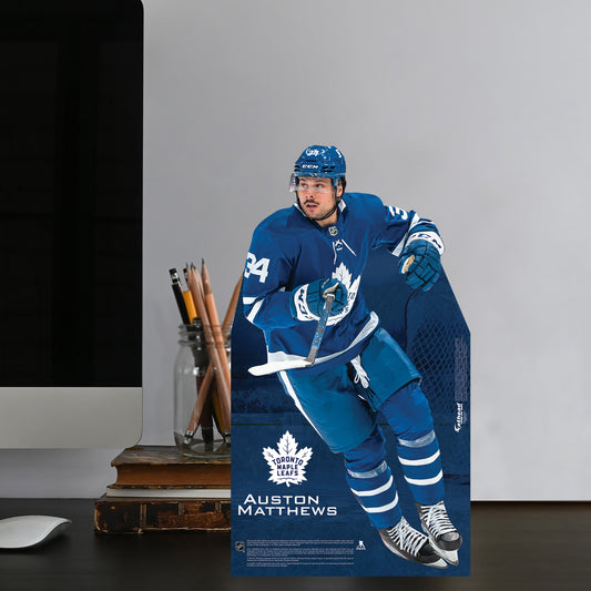 Toronto Maple Leafs: Auston Matthews   Mini   Cardstock Cutout  - Officially Licensed NHL    Stand Out