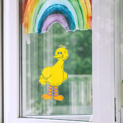 Big Bird Window Cling        - Officially Licensed Sesame Street Removable Window   Static Decal