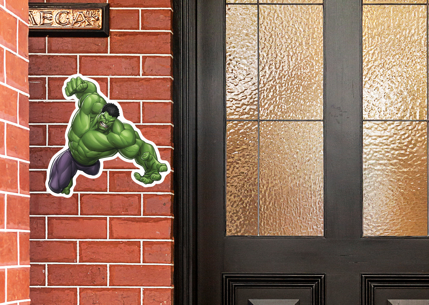 Incredible Hulk: Incredible Hulk Running        - Officially Licensed Marvel    Outdoor Graphic