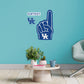 Kentucky Wildcats: Foam Finger - Officially Licensed NCAA Removable Adhesive Decal