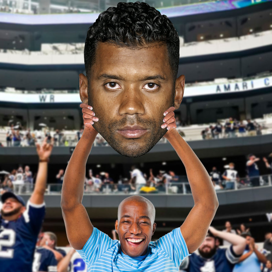 Russell Wilson - Big Head - Official NFLPA - New York Giants - Foam Core Cutout