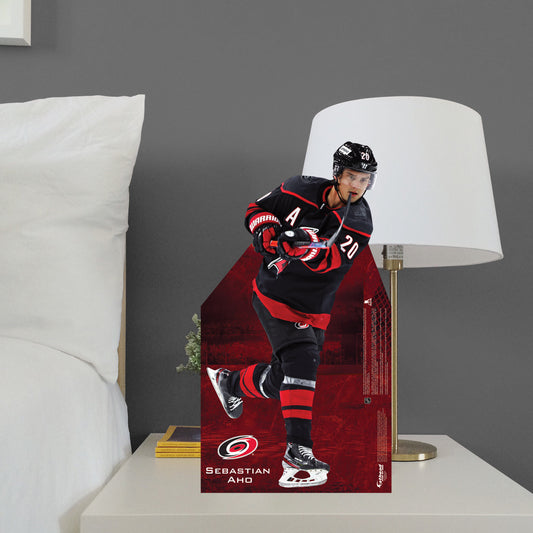 Carolina Hurricanes: Sebastian Aho  Stand Out Mini   Cardstock Cutout  - Officially Licensed NHL    Stand Out